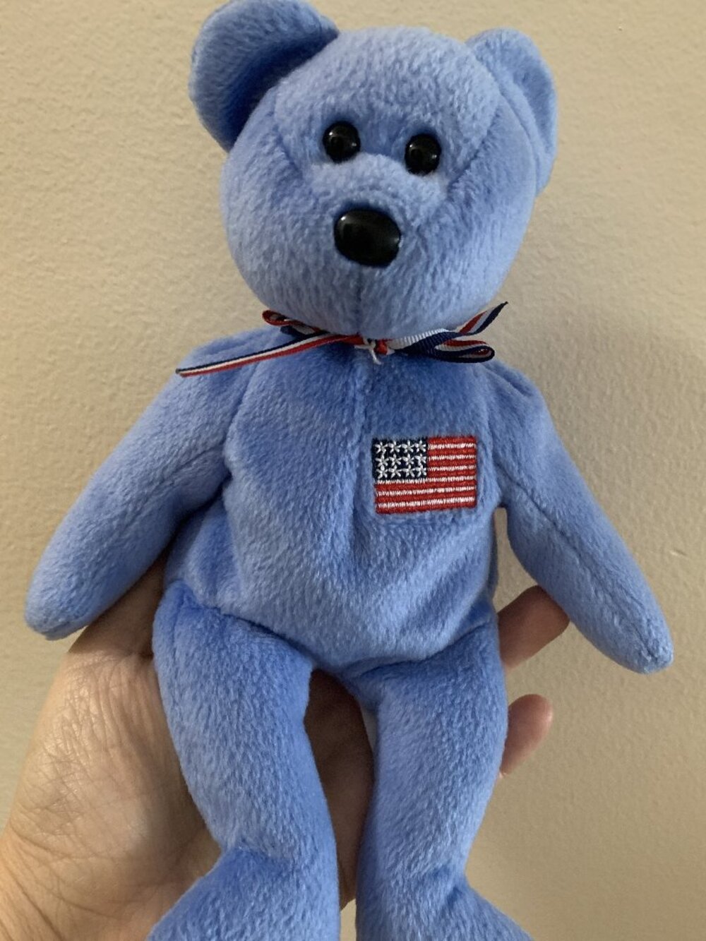 Ty Beanie Baby America Bear Plush